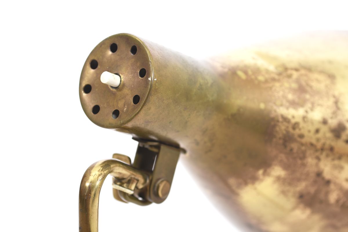 Tynell Paavo brass leather table lamp 05