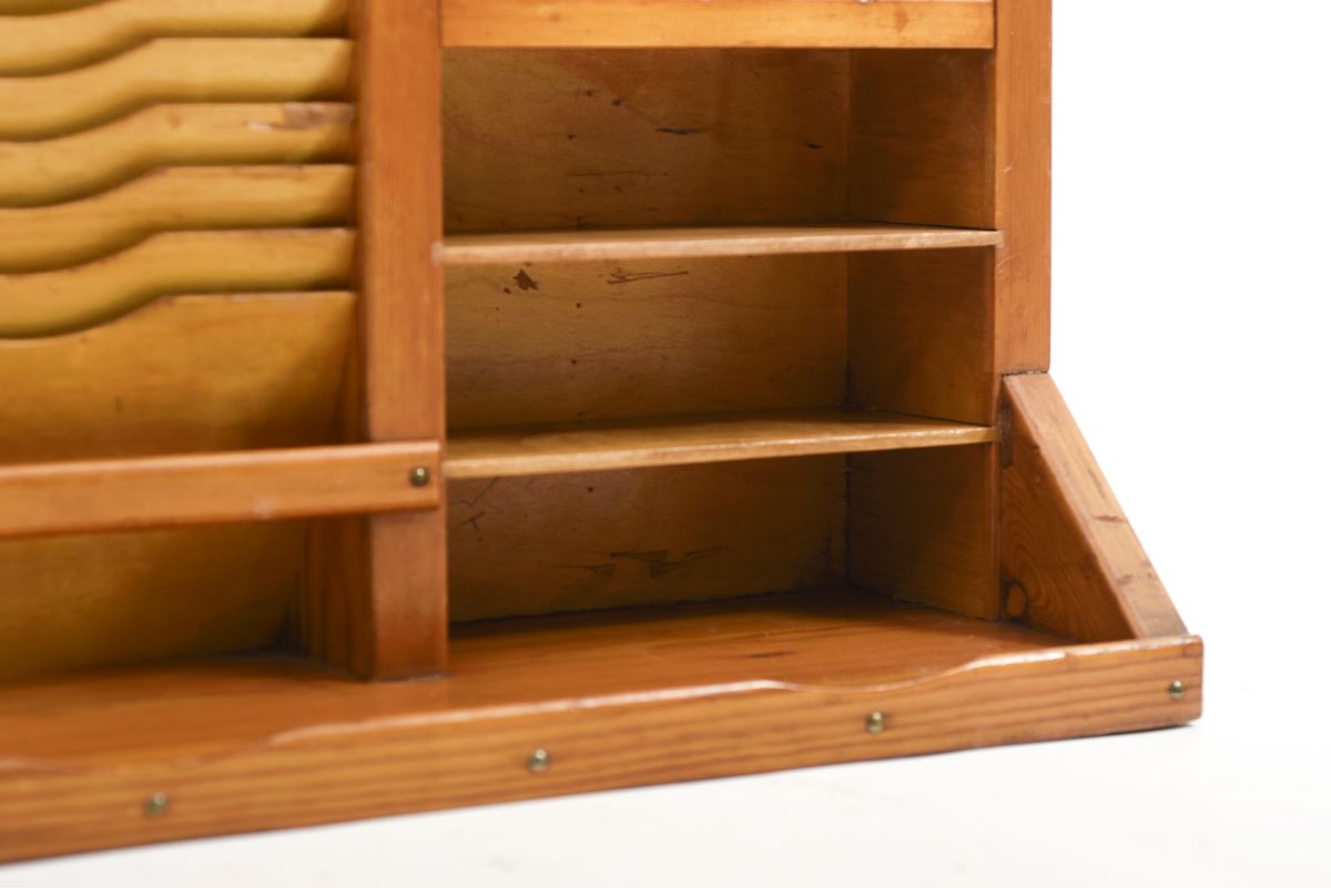 Anonymous Pine framed wall cabinet 04
