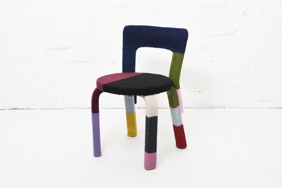Aalto Alvar Eija Zweygberg Wool covered chair65
