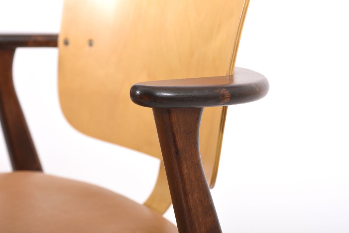 Tapiovaara Ilmari Domus chair leather seat 04