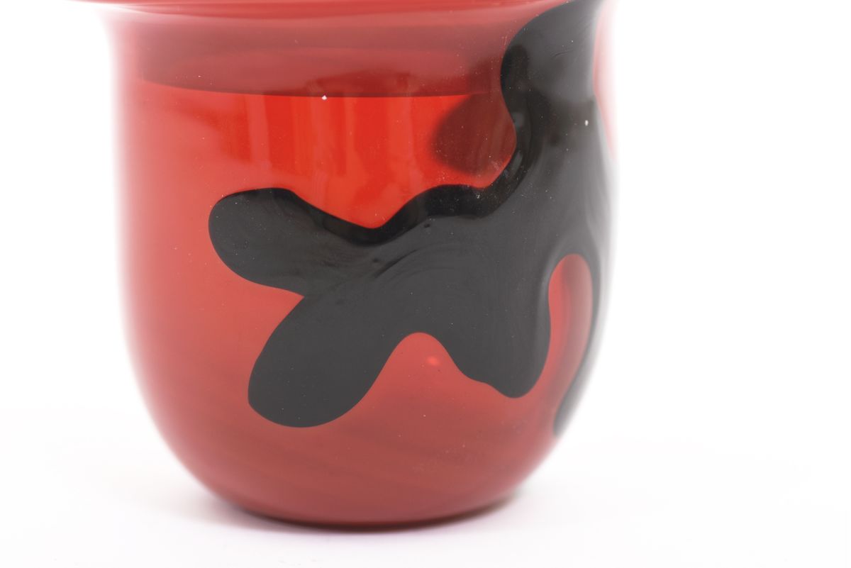 Orvola Heikki Lidded art glass jar 03