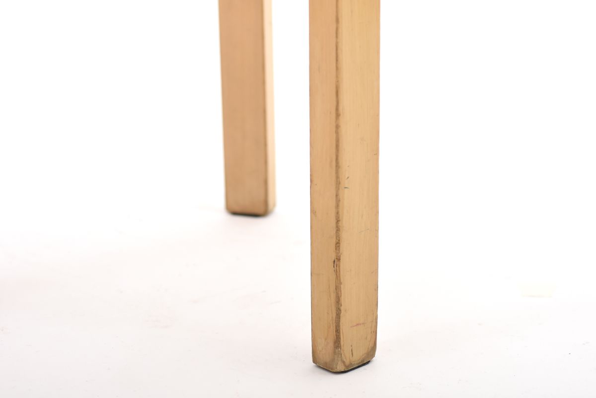 Aalto Alvar stool 60 white linoleum 05
