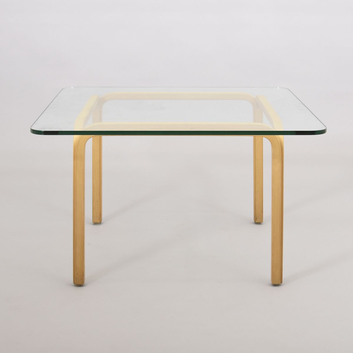 Aalto Alvar coffee table Y leg glass