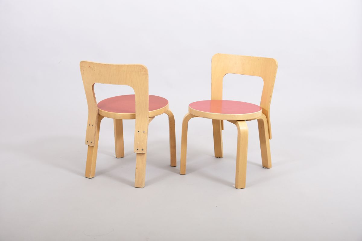 Aalto Alvar N65 red linoleum