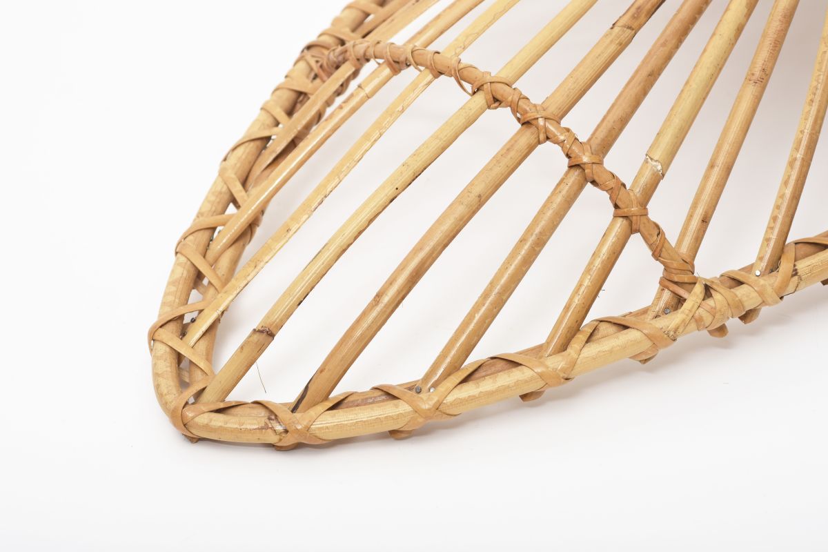 Almond Shaped Rattan Basket details7