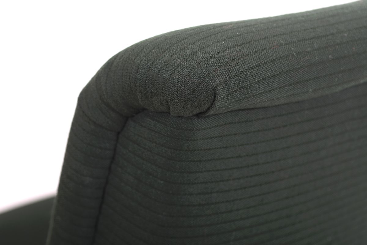 Aalto Alvar Chair 47 with Aino frorest green stripe 04