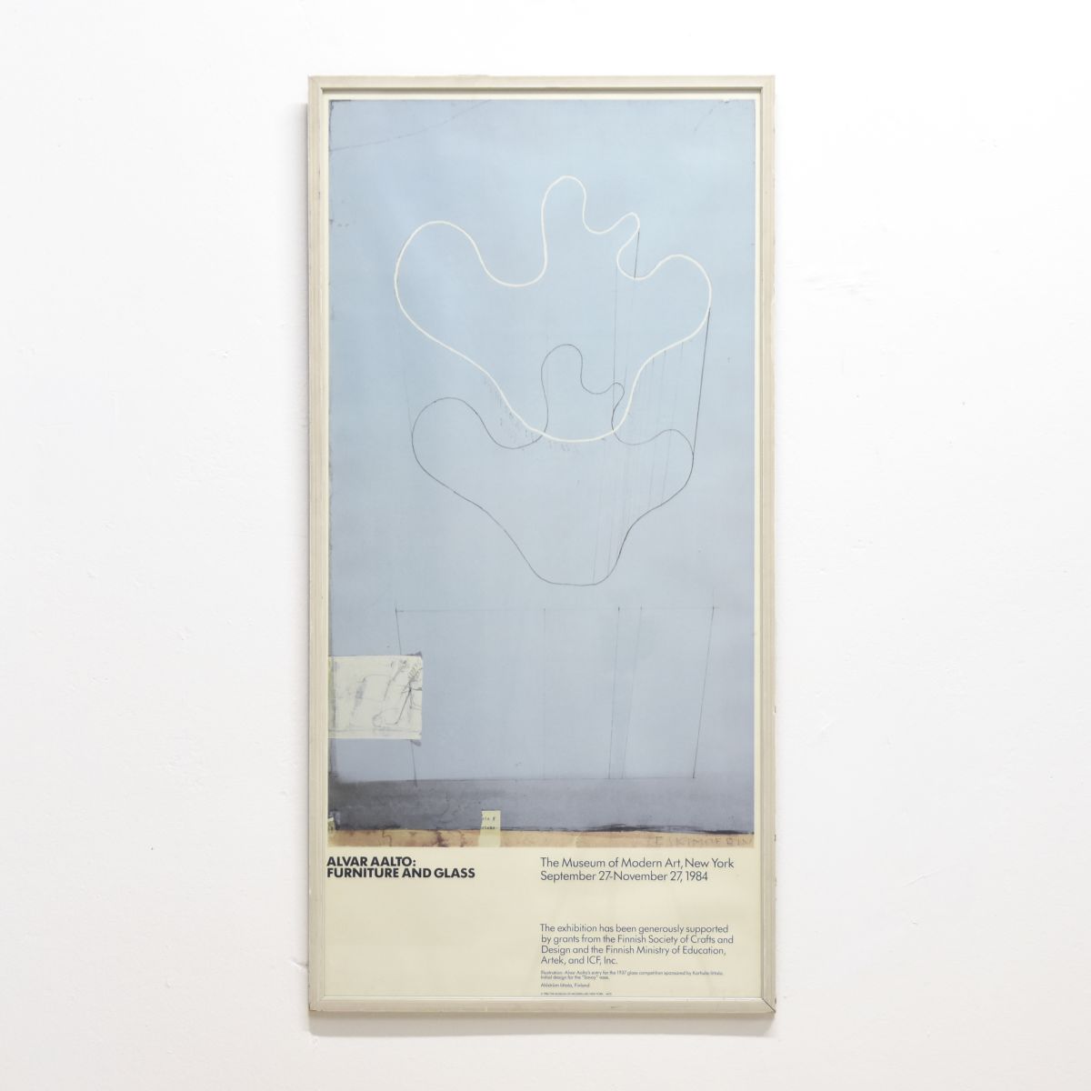 Aalto Alvar Original Mo MA exhibition poster
