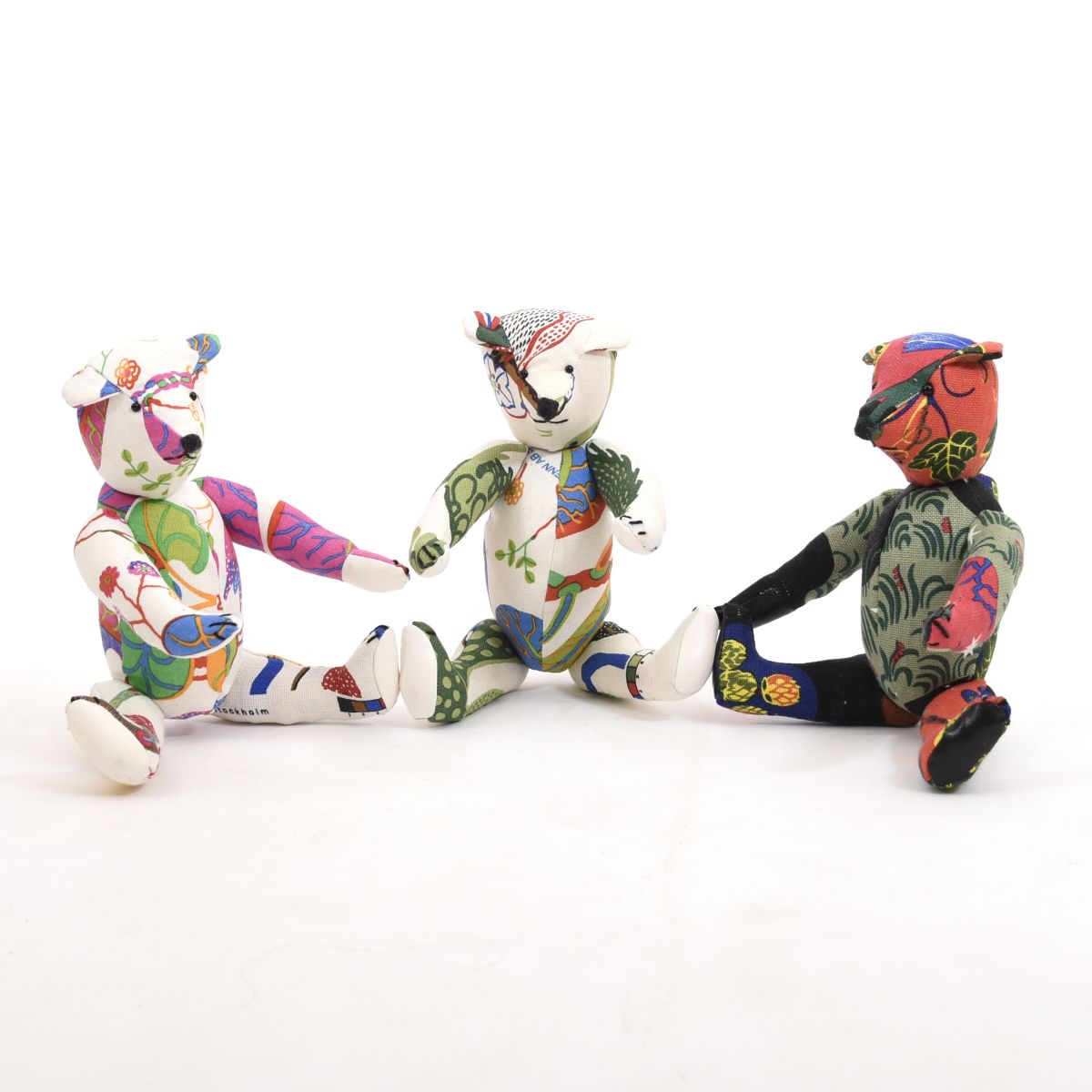 Anonymous Three traditional stuffed Teddy Bears