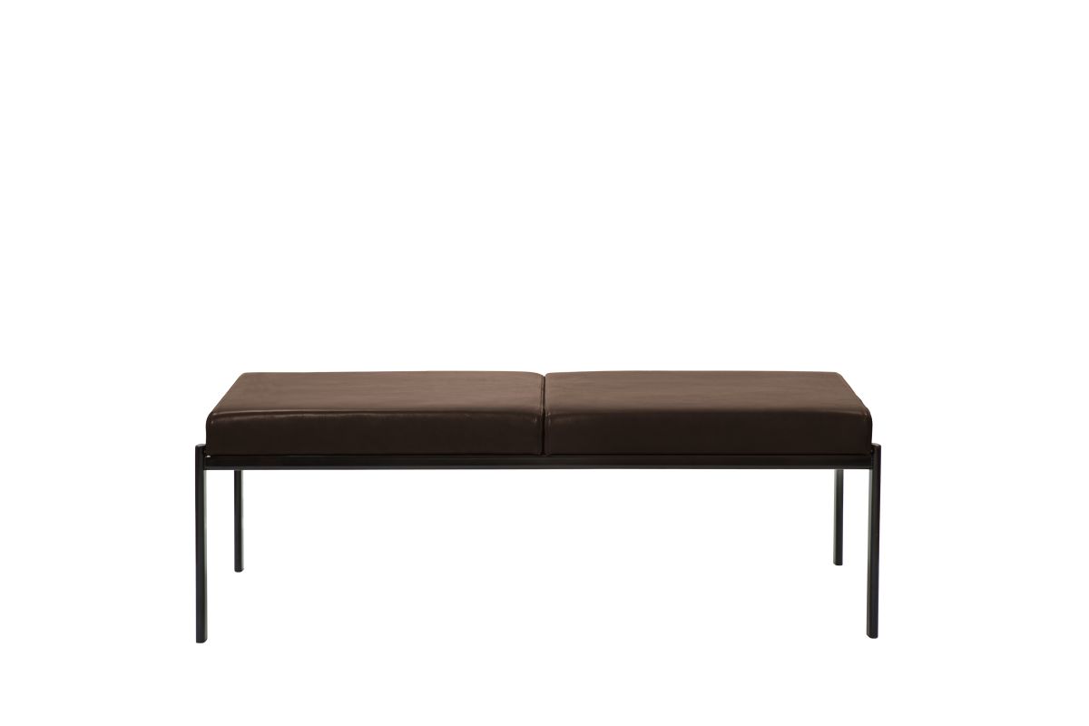 Kiki Bench Seater Seat Leather Upholstery Mocca 2494537