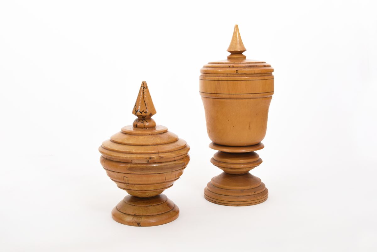 Anonymous Large curly birch containers