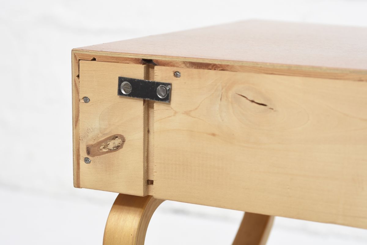 Aalto Alvar console with drawers mahogany 11