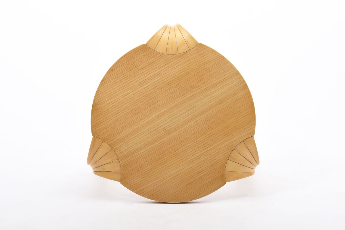 Aalto Alvar stool X600 ash top stamped top