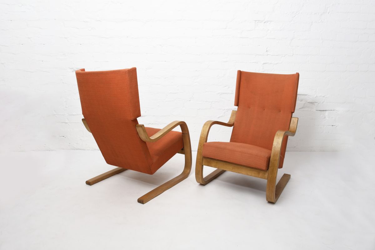 Aalto Alvar Armchair 401 original fabric