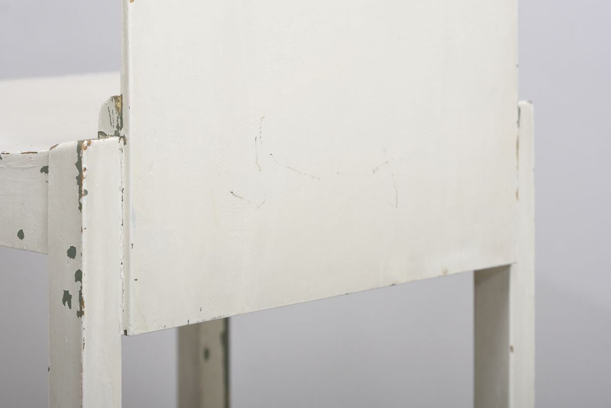 Patinated side chair 06