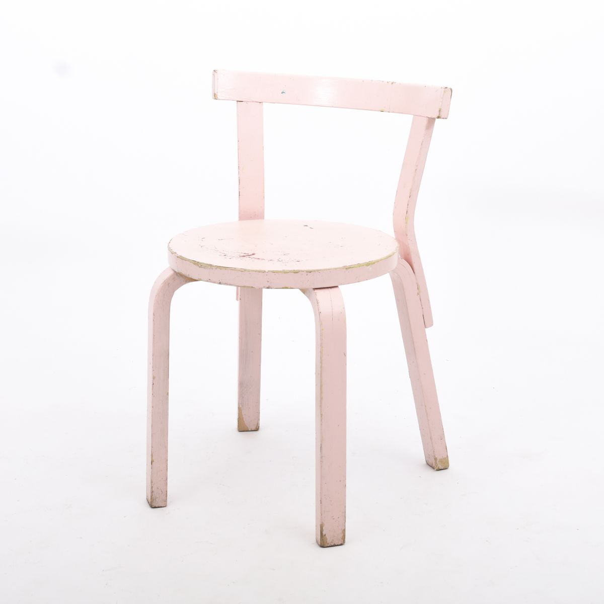 Aalto Alvar Chair68 pink paint