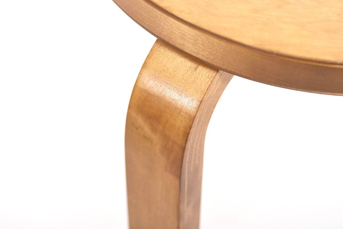 Aalto Alvar Stool 60 veneered top 03