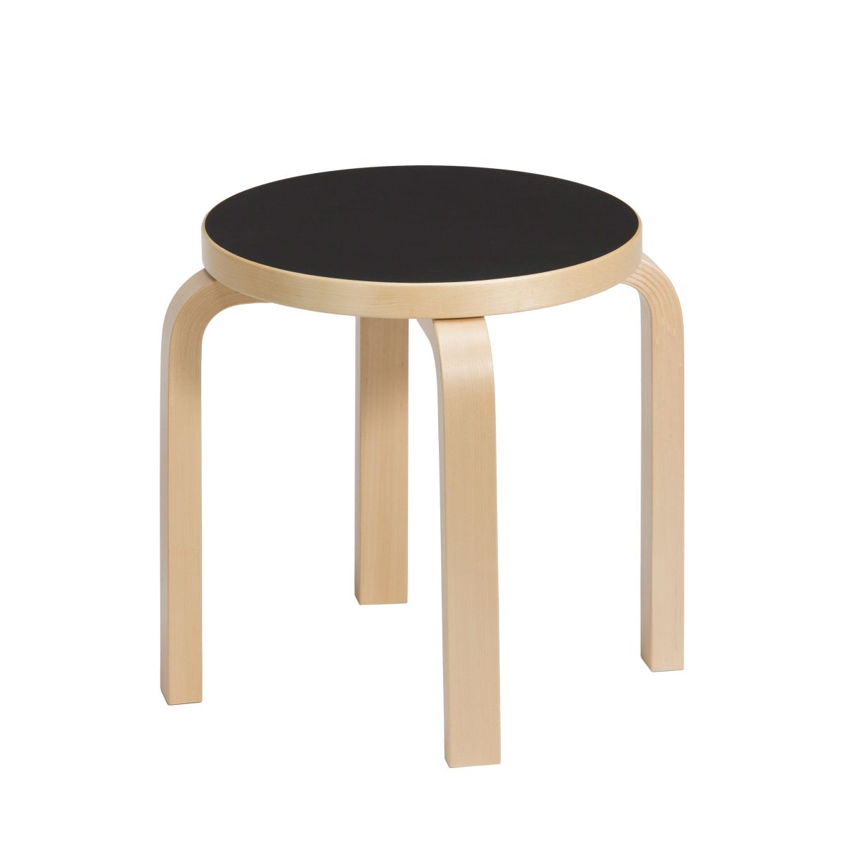 Children's Stool NE60 black linoleum_WEB