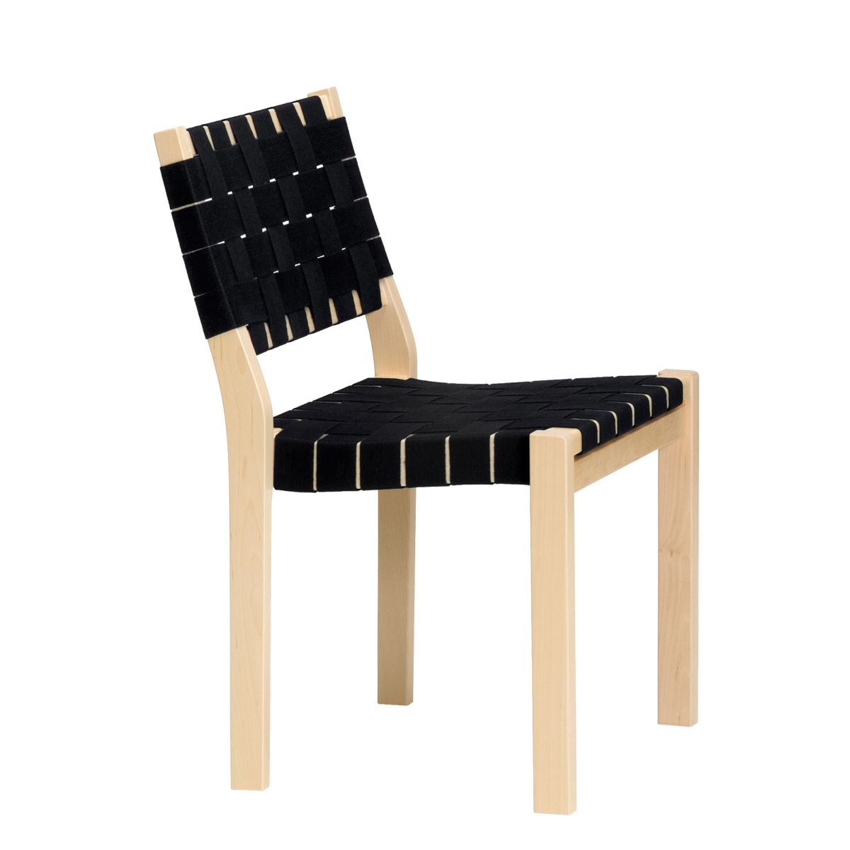 Chair 611 black webbing_WEB