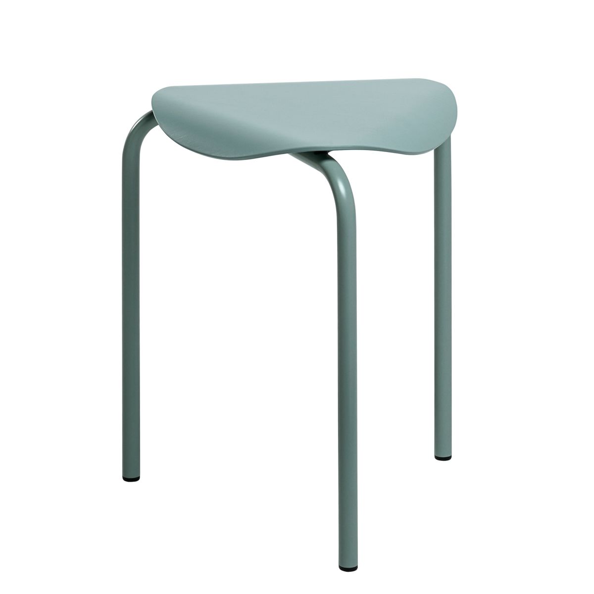 Lukki Stool sage green lacquer