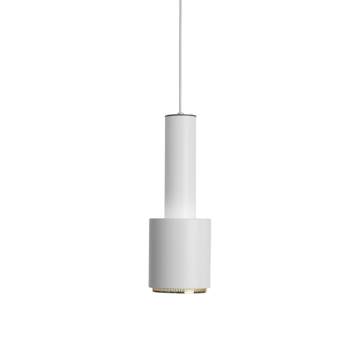 Artek Pendant Light A110 Hand Grenade Pendant Light A110 Hand Grenade White Brass Ring Off Long