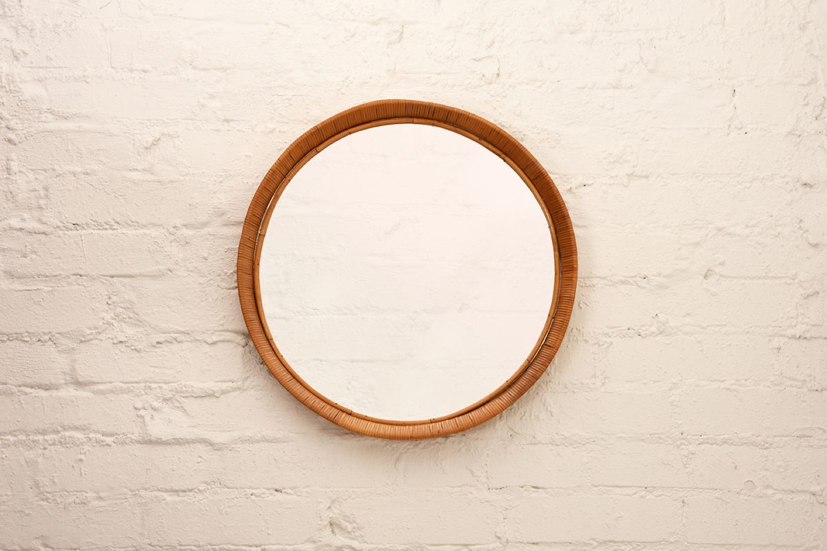 Rattan-Mirror-Round