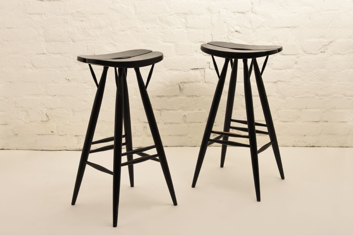 Ilmari Tapiovaara Pirkka ´ Bar Stool Black