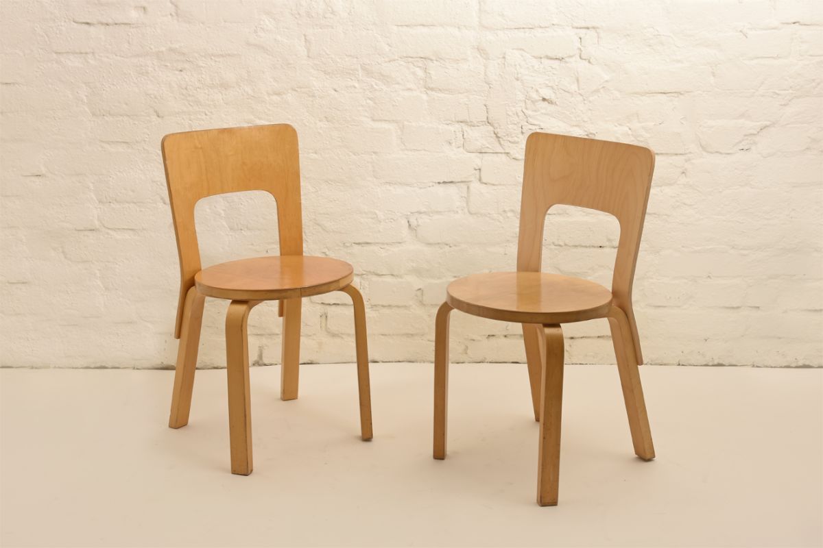 Alvar Aalto Chair 66 Birch