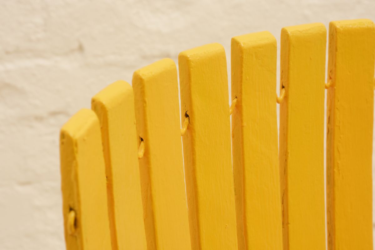 Alvar Aalto Sunflower Garden Chair Orange Detail 01