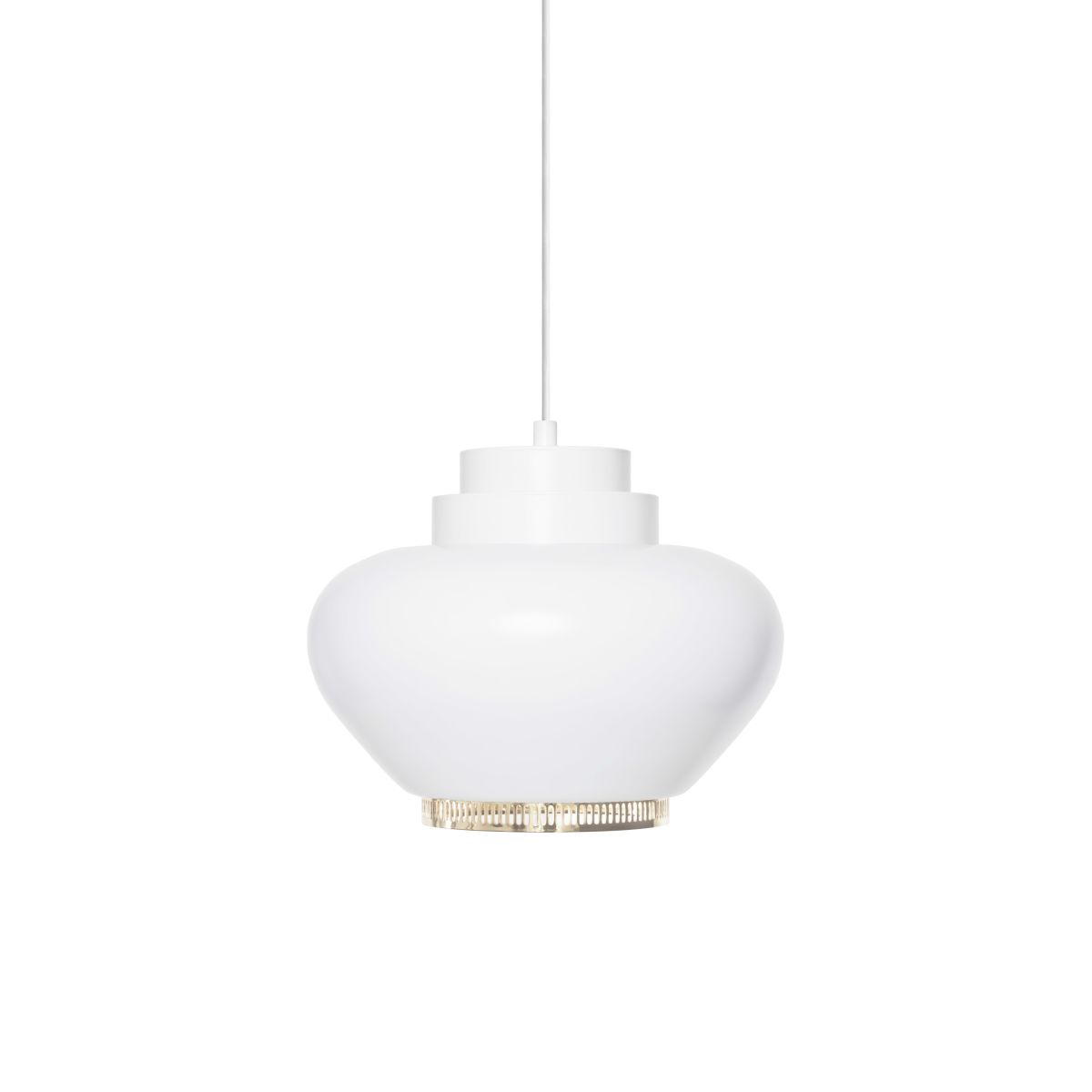 Artek Pendant Lights Pendant Light A333 Turnip Brass Off Web
