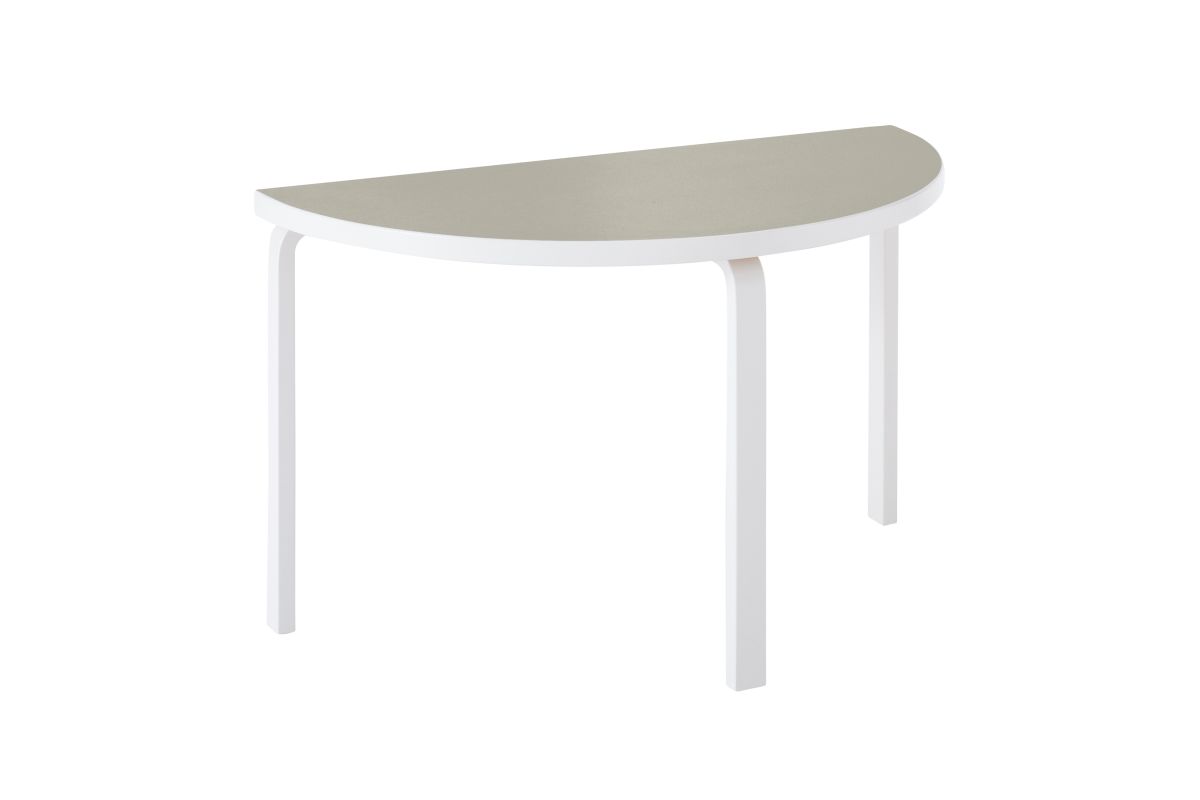 Aalto Table half-round 95 stone white lacquer pebble linoleum_WEB