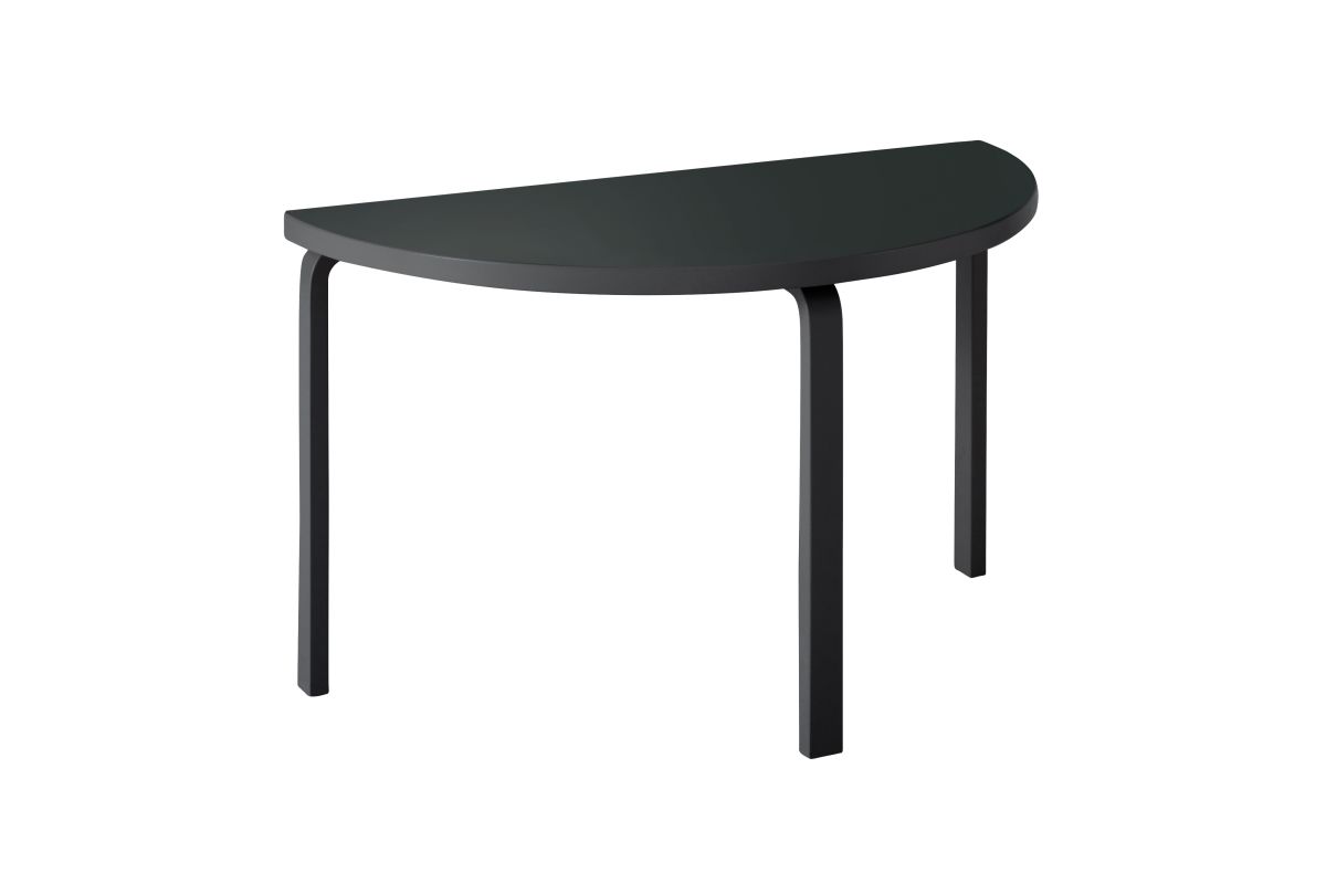 Aalto Table half-round 95 legs black laquered_top black linoleum_cut_out_sRGB