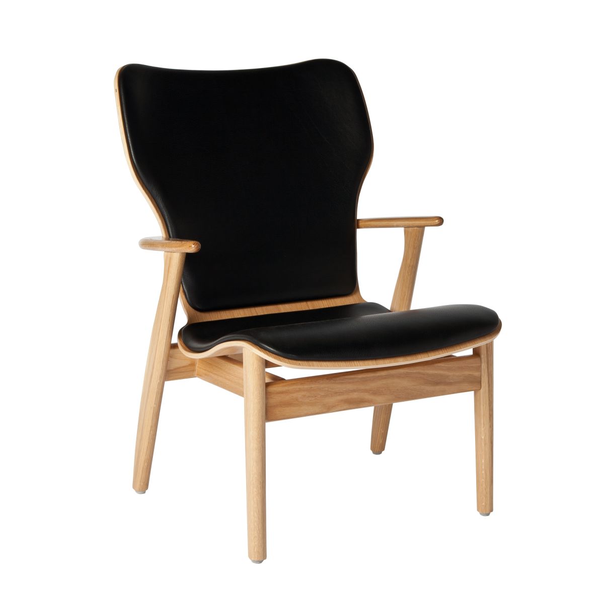 Domus Lounge Chair oak upholstered_WEB