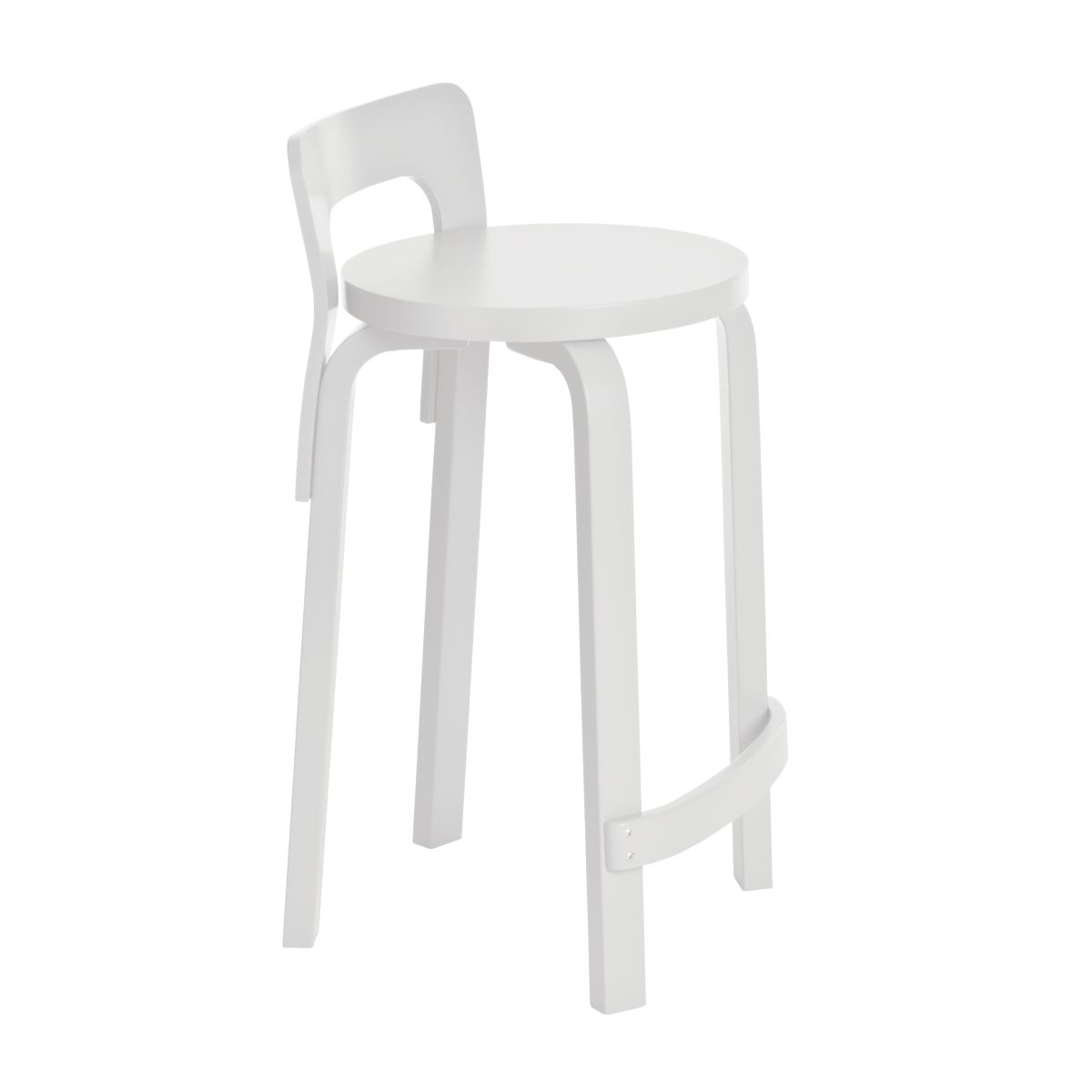 High Chair K65 white lacquer