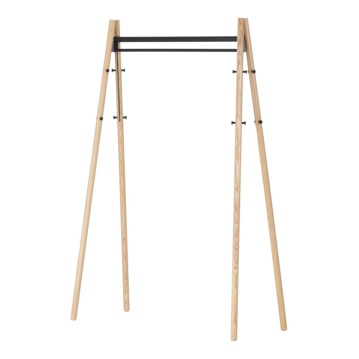 Kiila Coat Rack Natural_Black_F_web