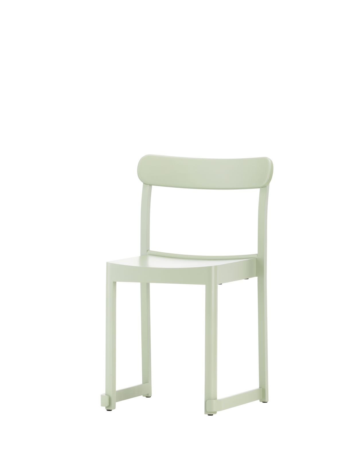 Atelier Chair green lacquered beech_F