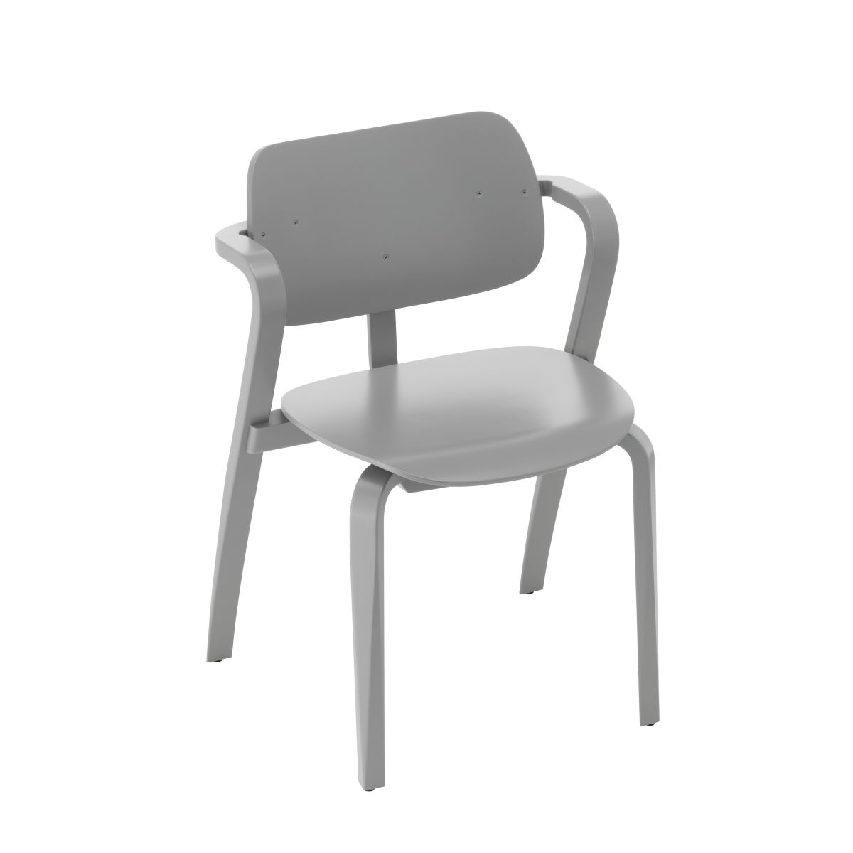 Aslak Chair grey lacquered