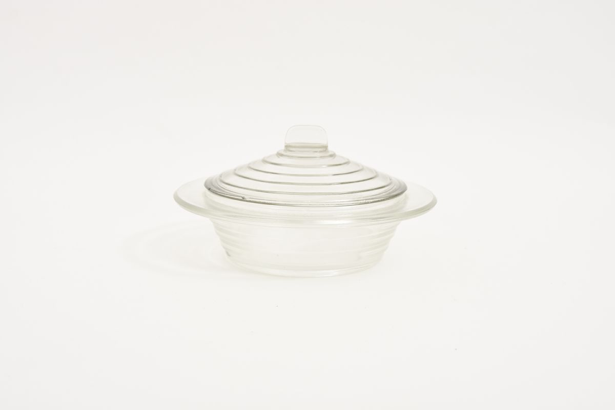 Aino-Aalto-Glass-From-Bölgeblick-Butter-Bowl-Clear-d15.5_side