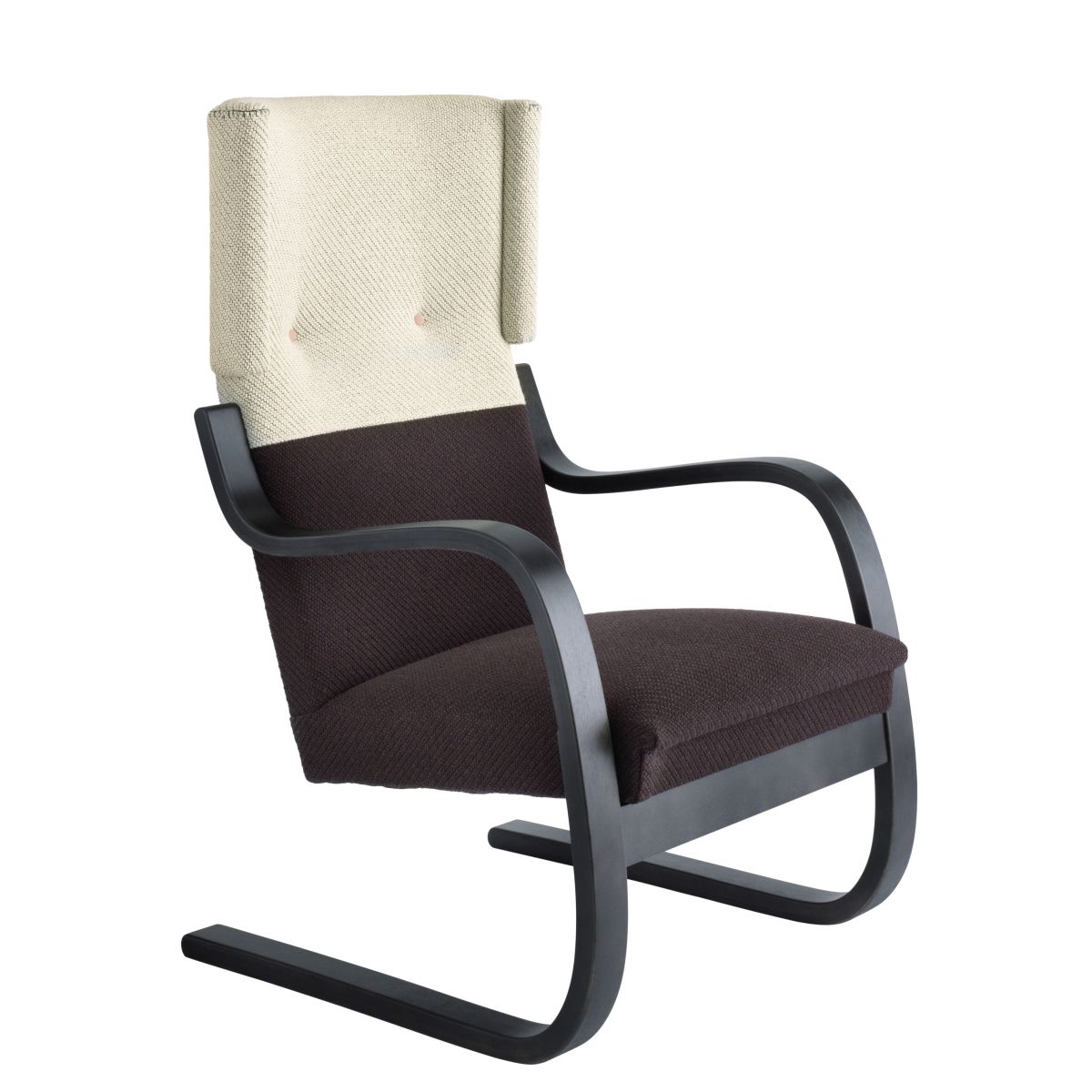 Armchair 401 HJ charcoal stain