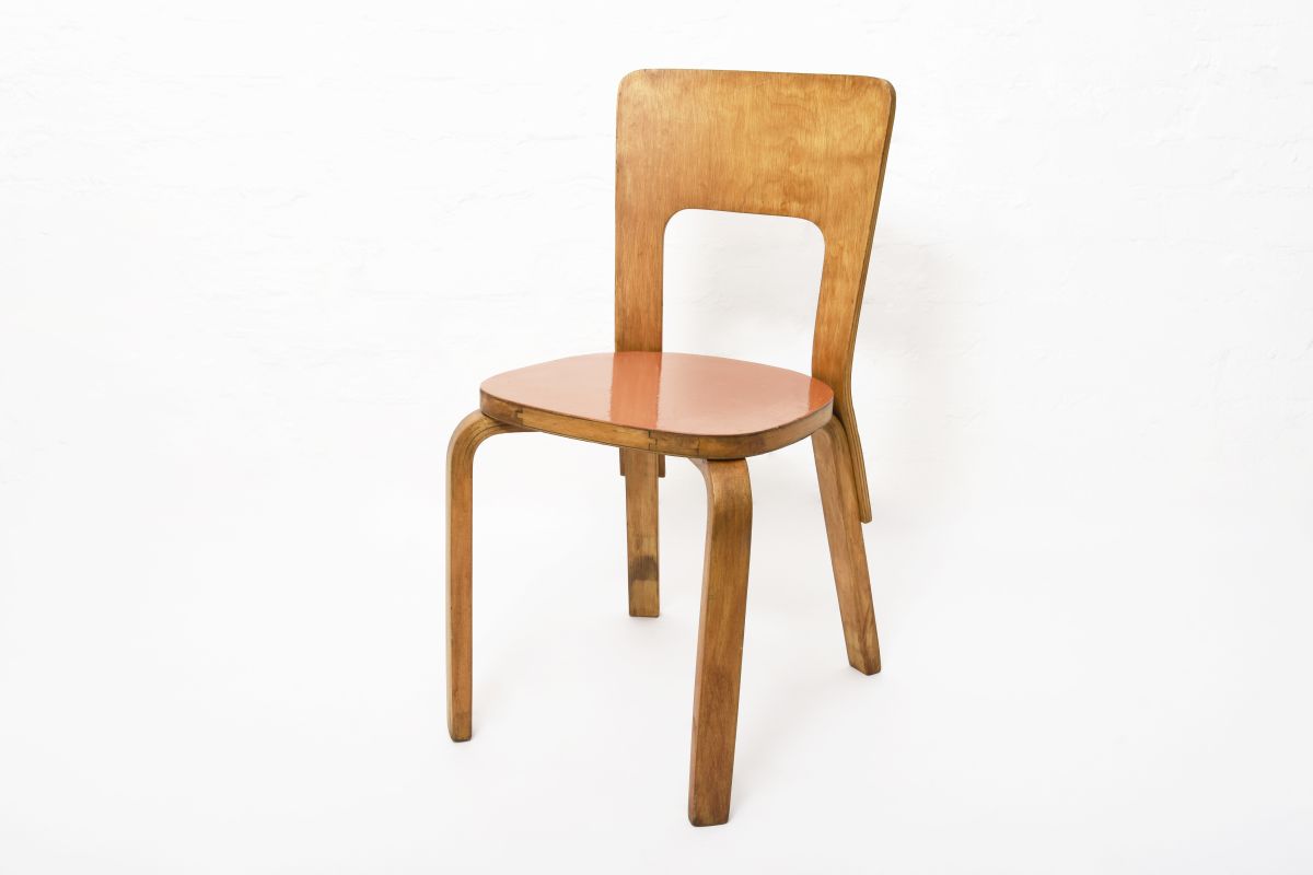 Aalto-66-chair-Orange-Seat