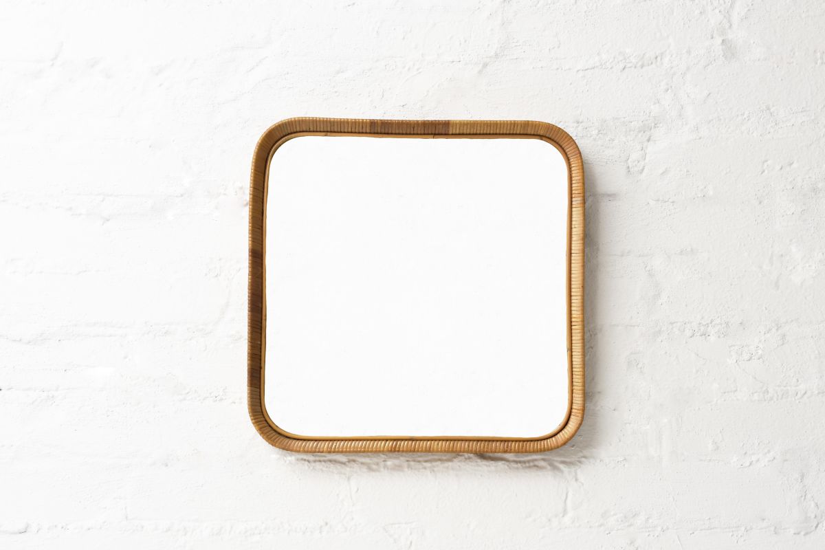 Rattan-Mirror-Square