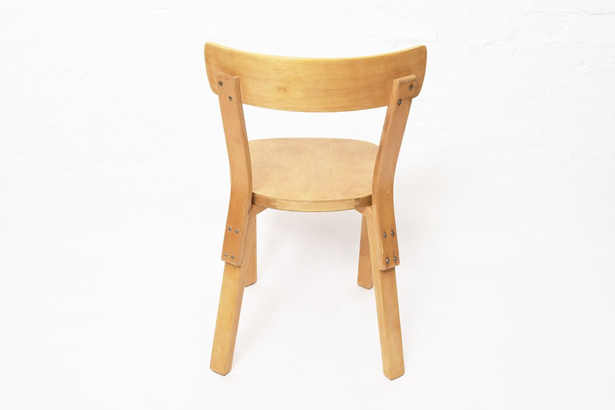 Artek - Chair 69 with Finger Joint L-Legs (War Time Version)