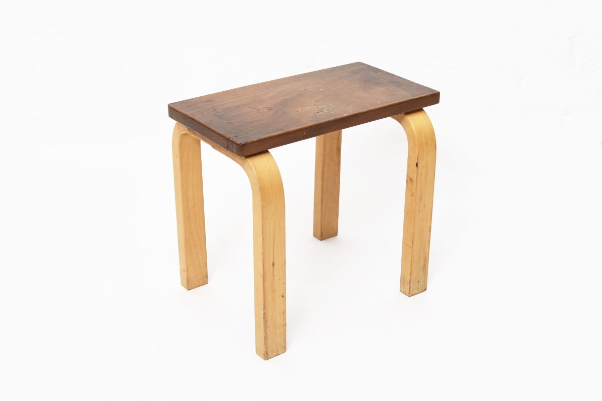 L-Leg-Side Table-Brown-Small