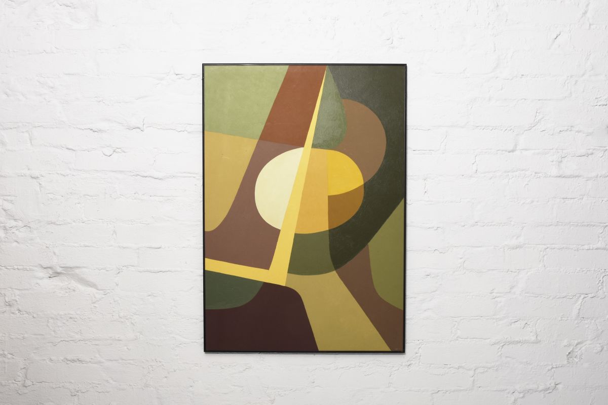 Abstract Painting Brown Green