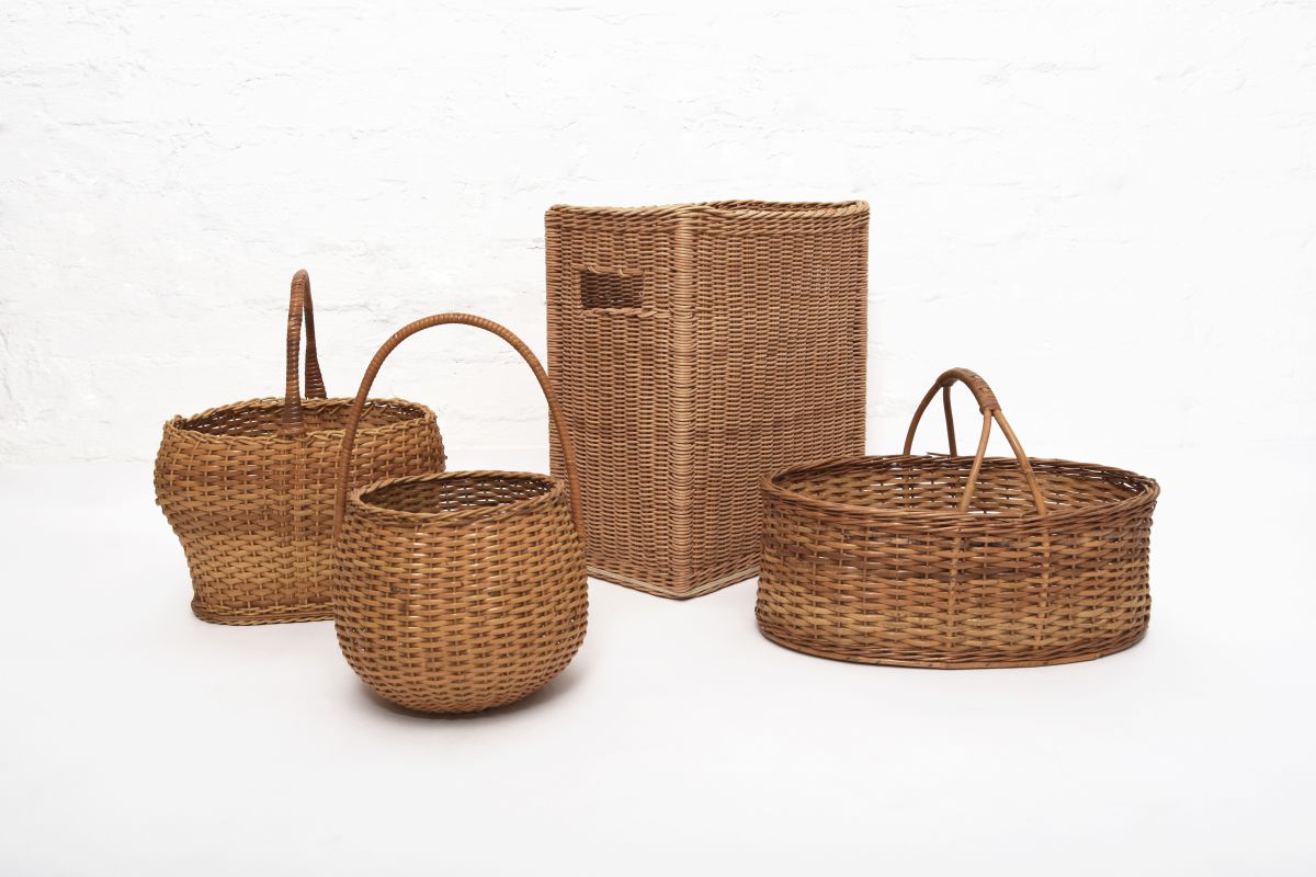 Set of Rattan Baskets