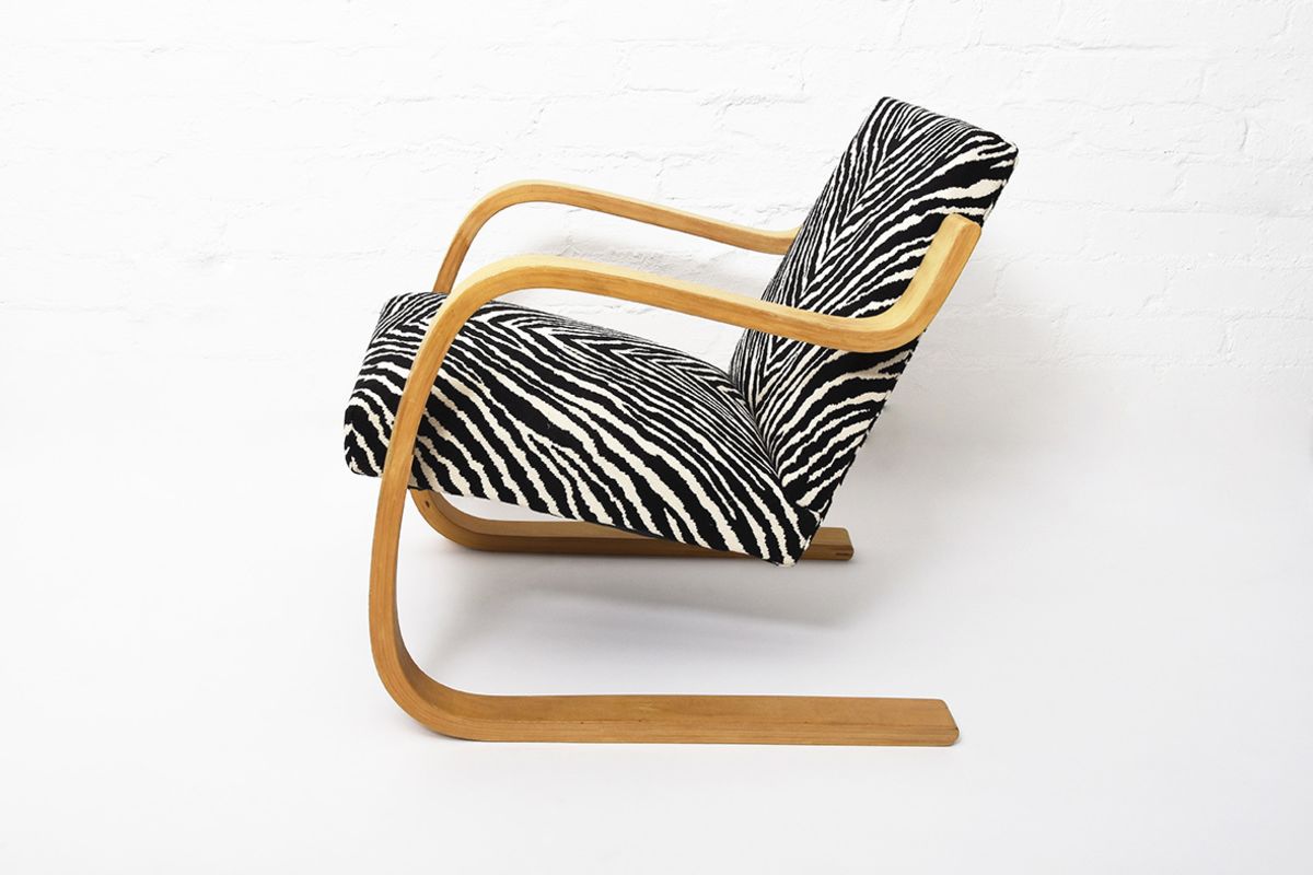 Aalto 402 Armchair Zebra details1