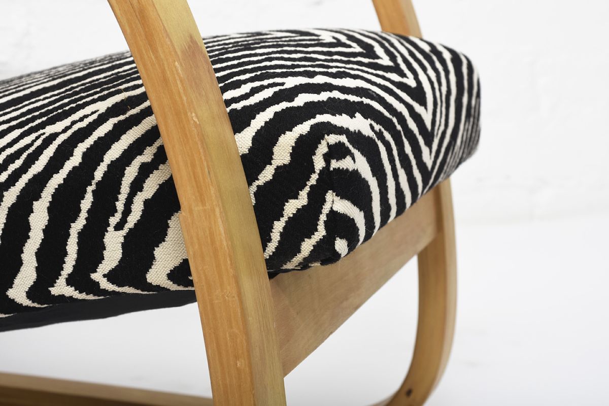 Aalto 402 Armchair Zebra details8