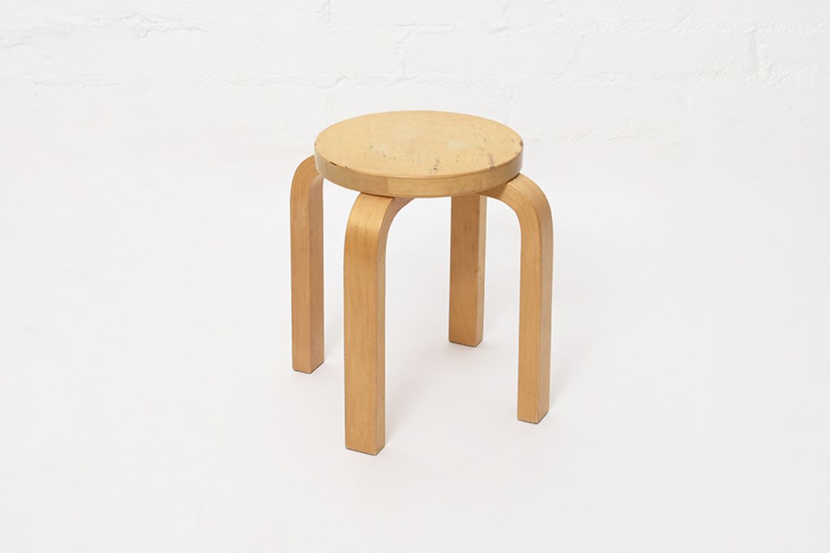 Aalto Stool E60 Rare Small details1