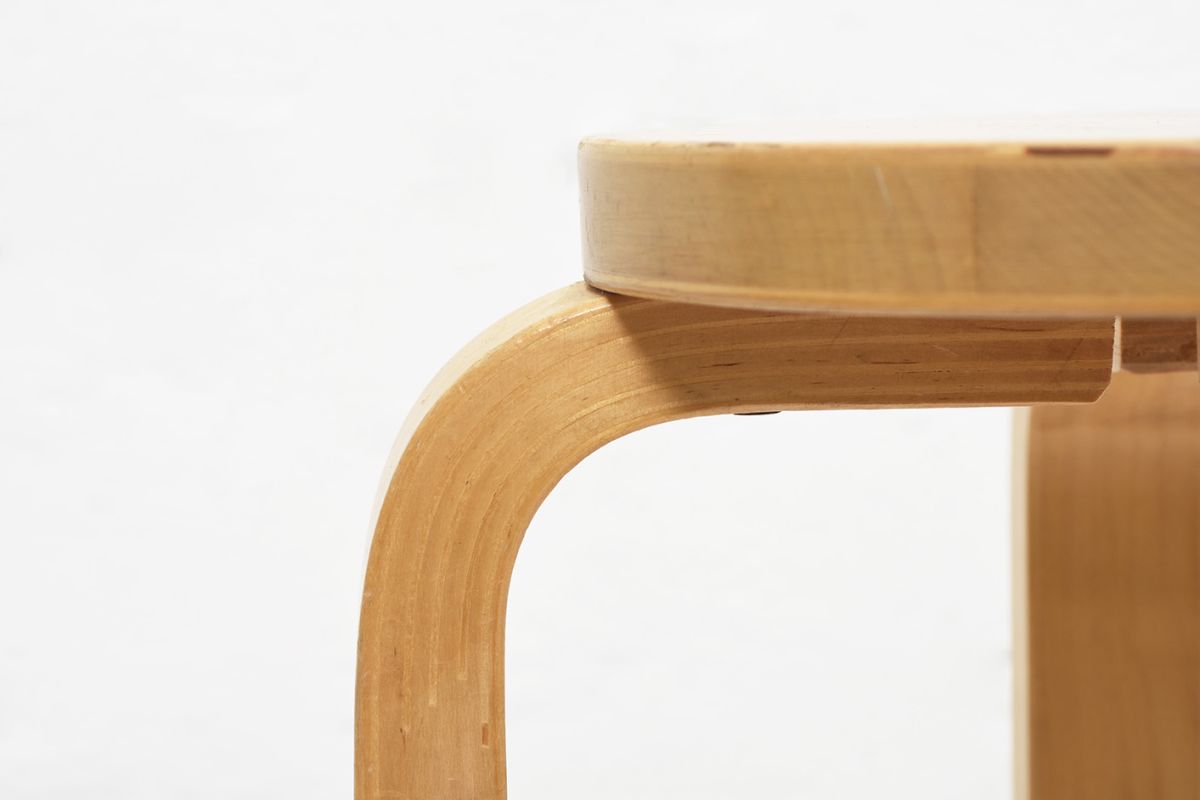 Aalto Stool E60 Rare Small details5