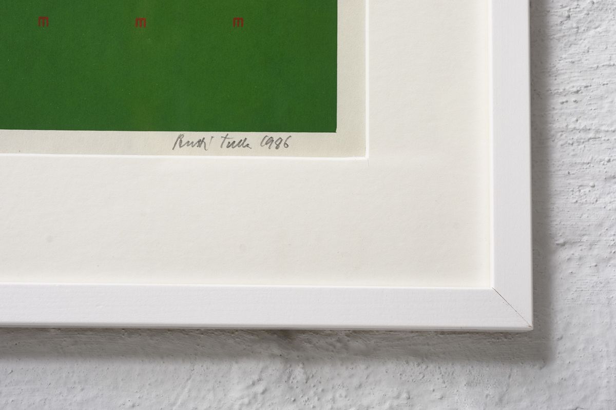 Pentti Tulla Optic Art Print Green1 details3