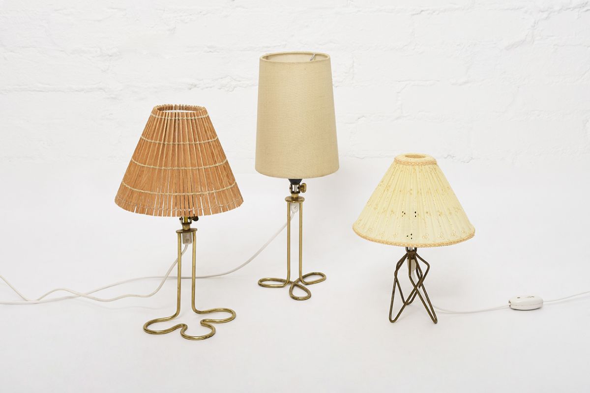 Idman Brass Table Lamps